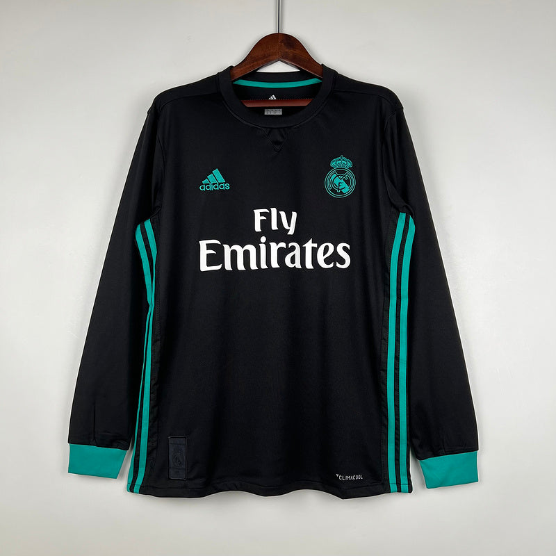 Retro Real Madrid 17∕18 Away Long Sleeve (B8A0)