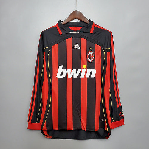 Retro 06∕07 AC Milan Long sleeve home (B424)