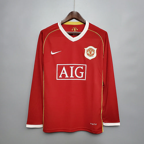 Retro 06∕07 Manchester United MAN UTD  Long sleeve Home (ACB2)
