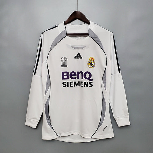Retro Real Madrid Long sleeve 06∕07 home (A912)