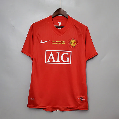 Retro 07∕08 Manchester United MAN UTD  Champions League version home (358E)